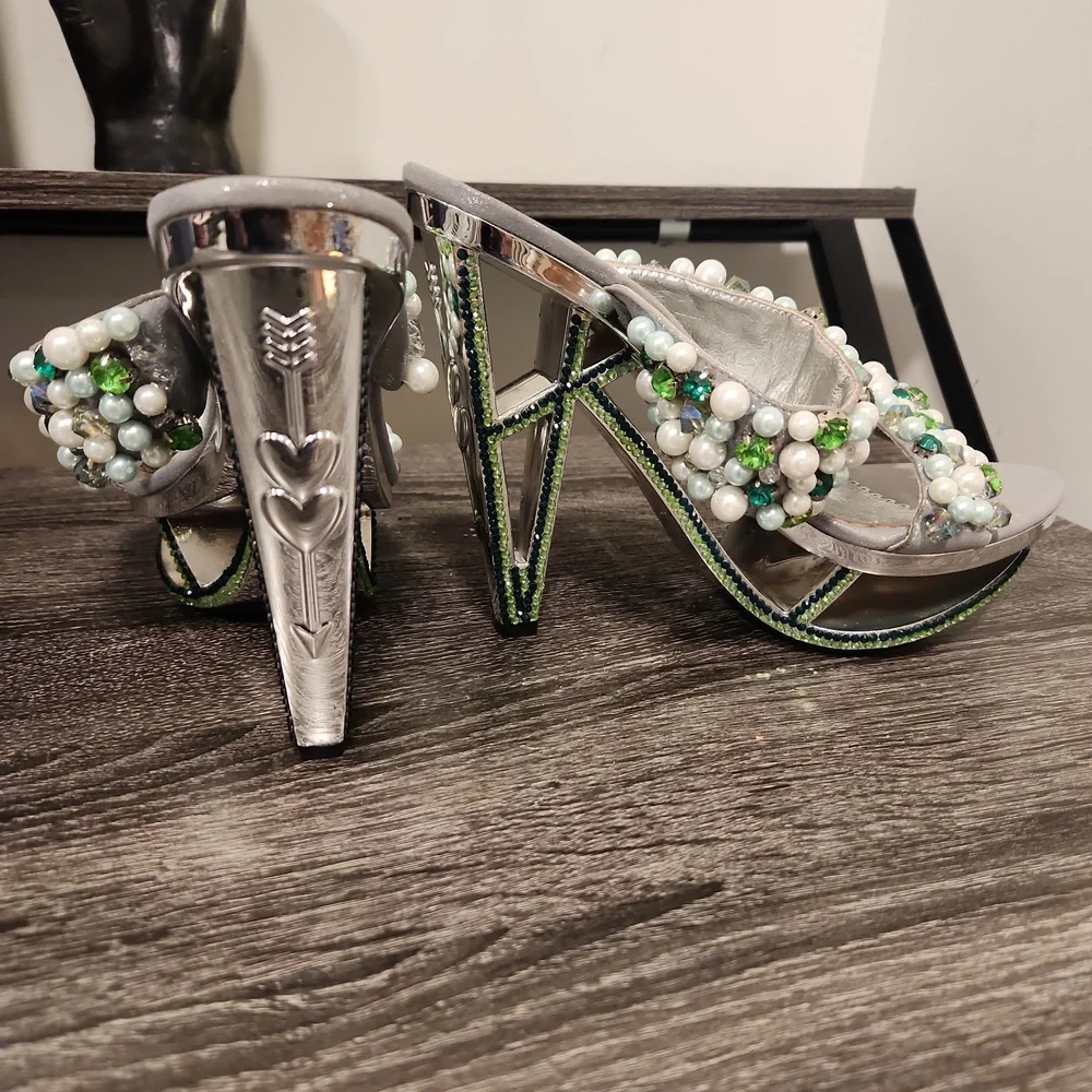 Lady couture bling mule - Picture 2 of 2